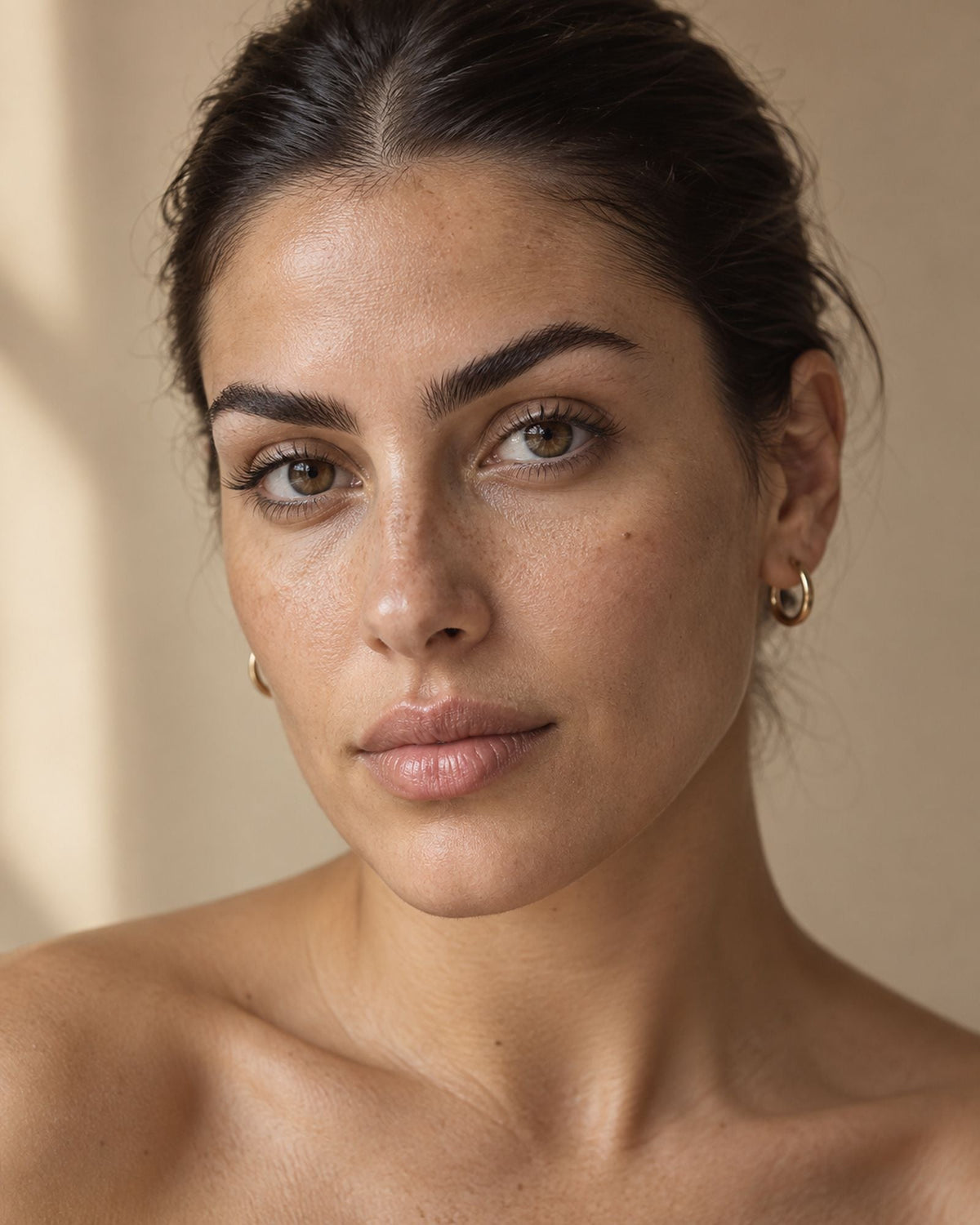Crayon Définition Sourcils, teinte Brun portée, sourcils épais brossés vers le haut